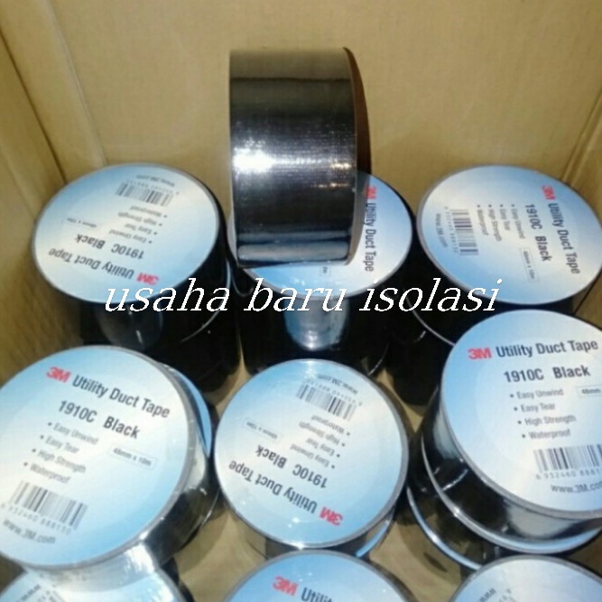 

Produk 3M Utility Duck Tape 1910C Hitam Silver 2Inx10Meter Bagus
