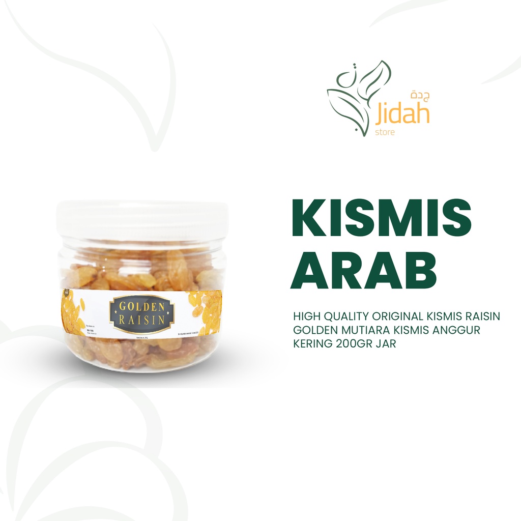 Kismis Arab Golden Simin Manis High Quality Original Kismis Golden Raisin Golden Mutiara Kismis Anggur Kering Kuning Kemasan Toples Hampers Terjangkau