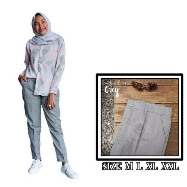 ♤zdw-352 Promo !!! BAGGY PANTS Latte beige nude maroon  ivory Dusty  pink white moss Tamolivia B7T7