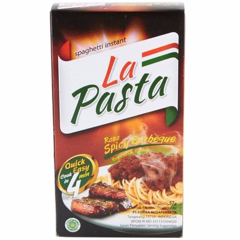 

LA PASTA Spaghetti Instant Cheese Bolognese / Spicy Barbeque