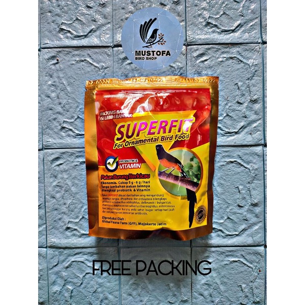 pakan burung superfit gold voer murai