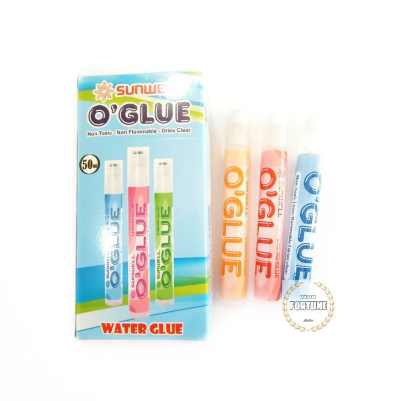 

12 Pcs Lem kertas Sunwell Oglue