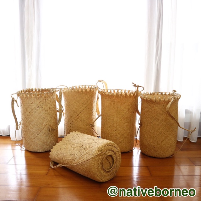 Anjat Polos Full Weave [A008] - Anjat Rotan Polos, Anjat Gendong, Anjat Kalimantan Dayak