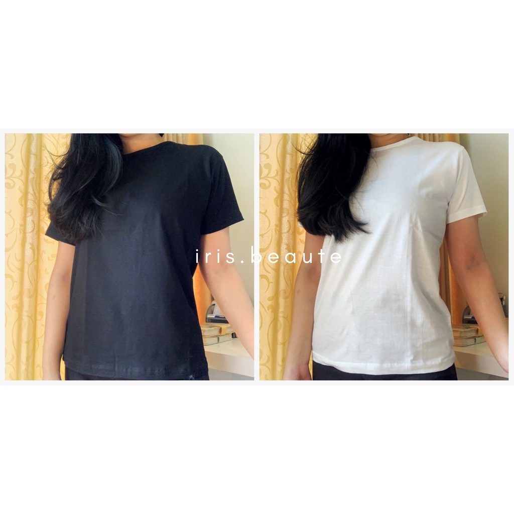 KAOS POLOS WANITA BANYAK WARNA / TUMBLR TEE POLOS / KAOS KATUN COMBED 30s