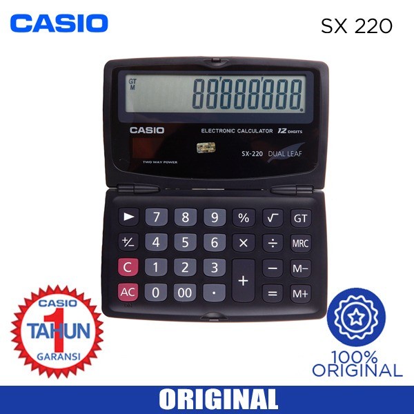 

Casio kalkulator calculator lipat SX 220 original