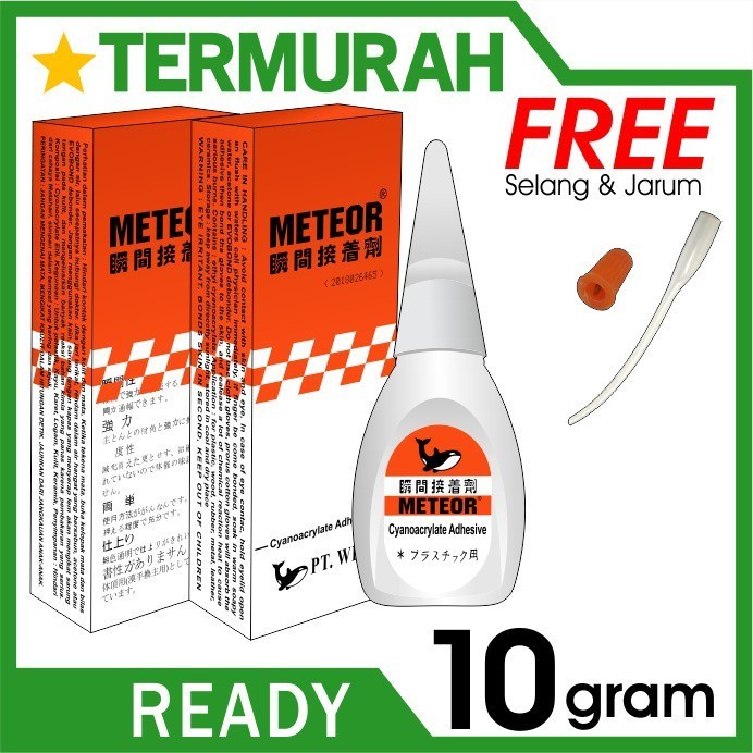 Lem Korea Tetes Cair Meteor Kayu Akrilik Besi Kulit Kuat Super Superglue Instant Glue Excellent - Padasamah