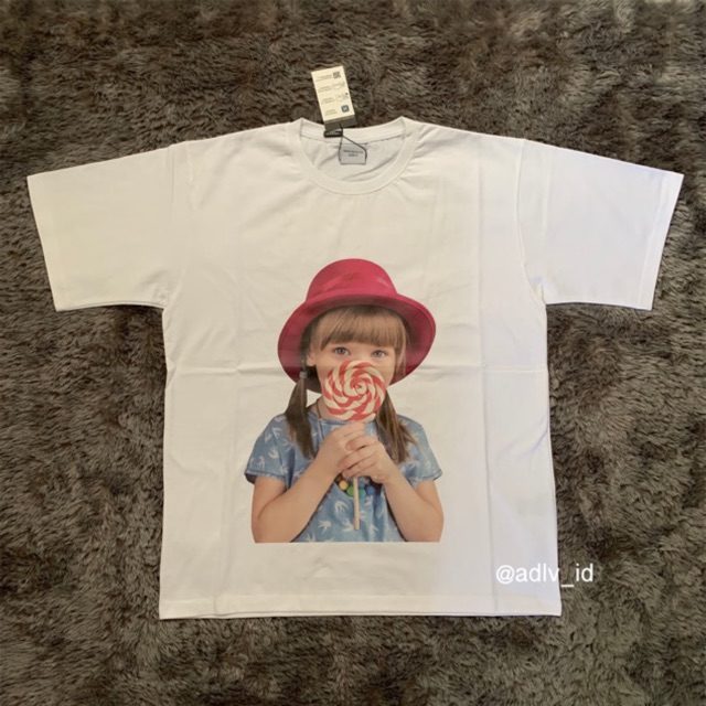 ACME DE LA VIE ADLV BABY FACE SHORT SLEEVE TEES WHITE RED HAT