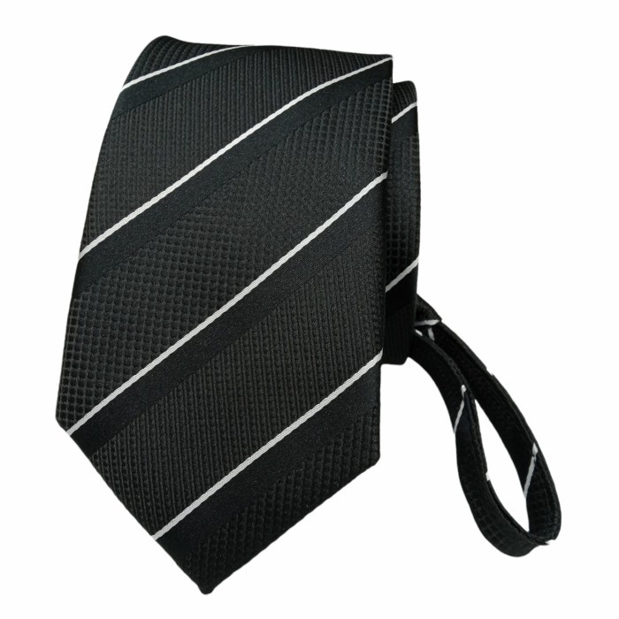 DASI dasi hitam polos berserat dasi kantor formal dasi pesta wedding pria - Hitam T07 (D7Z5) Dasi zi