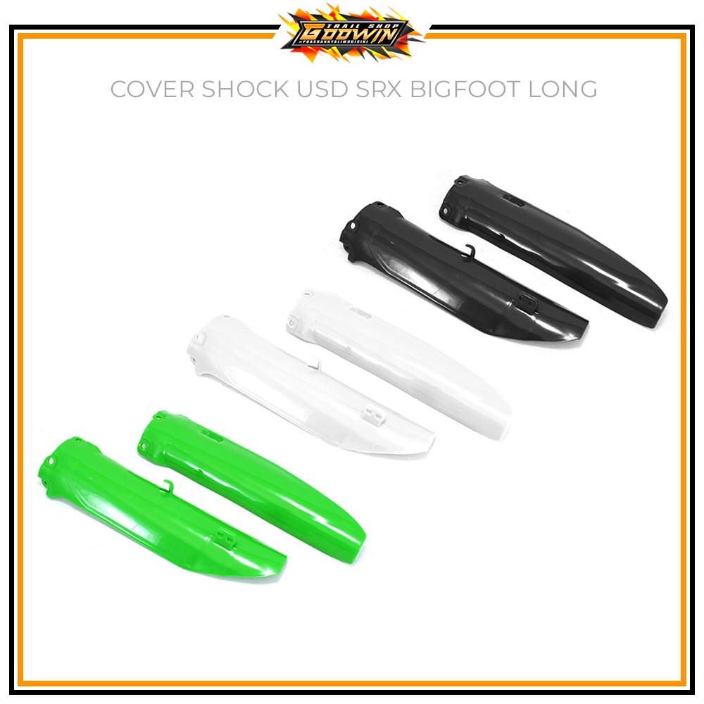 Cover Tutup Shock Depan Pelindung Upsidedown USD REAL JUMP / USD KLX Bigfoot DTRACKER NEW LONG SRX 36 CM