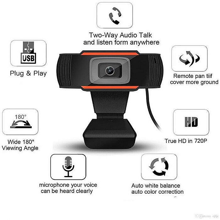 WEBCAM PC CAMERA OEM TW-006 0.9MP - 720P