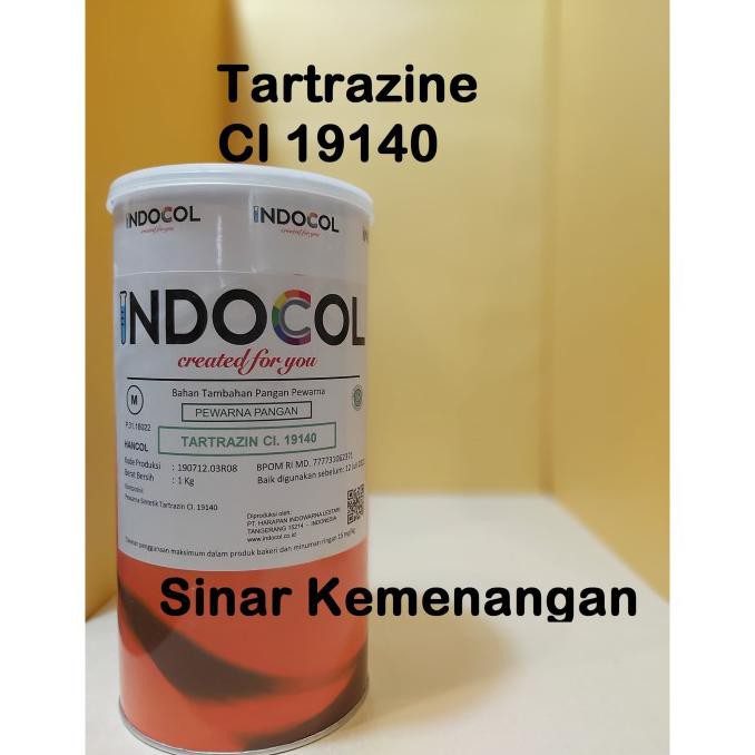 

(COD) Pewarna makanan Indocol Tartrazine CI 19140