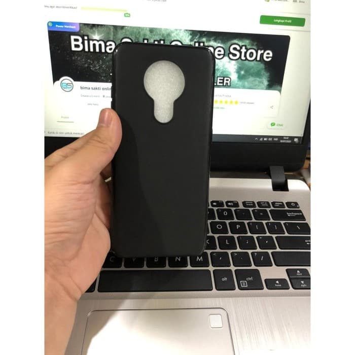 NOKIA 5.3 SOFTCASE CASING MACAROON CASE SOFTCASE