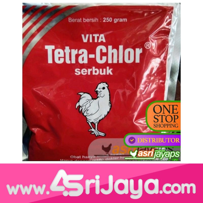 Obat Ayam Tetra Chlor Serbuk 250 gr Medion