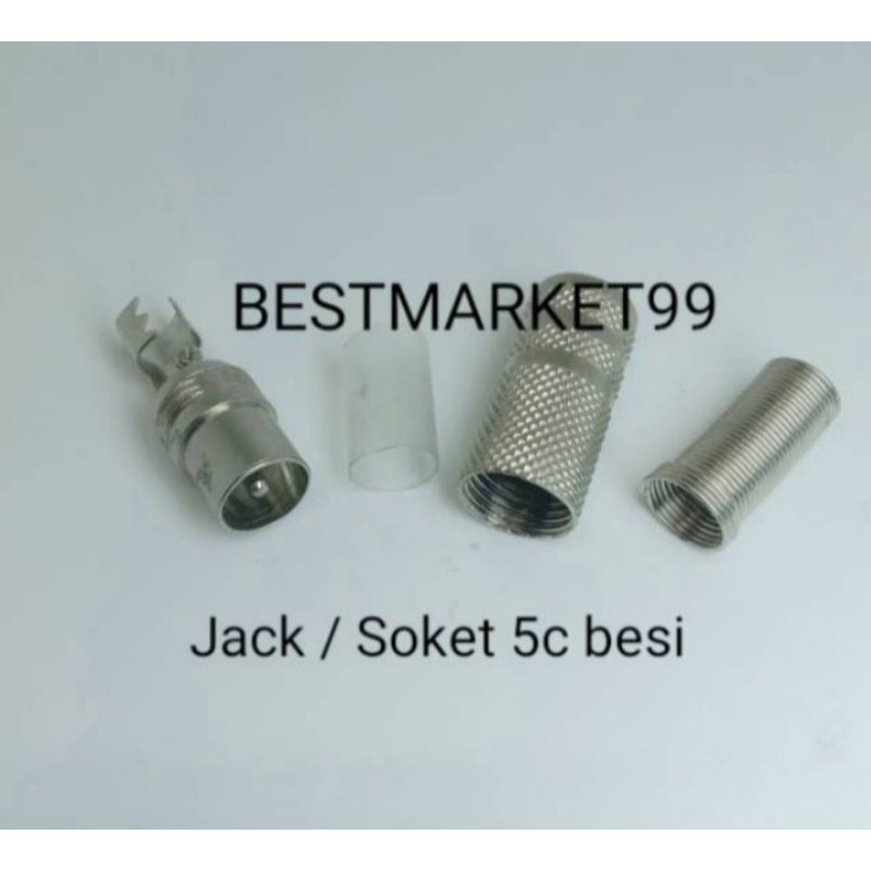 Jack TV 5C soket (female) antena TV 5C