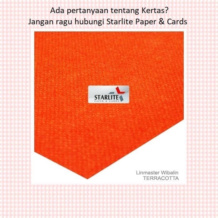 Kertas Covering Paper LINMASTER TERRACOTTA