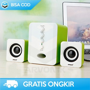 SPEAKER SUBWOOFER 6 INCH ORIGINAL SADA D-202 AKTIF STEREO 2.1 BASS