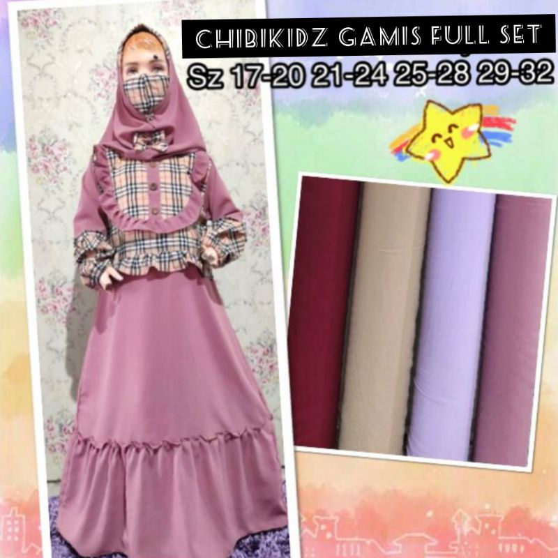 CHIBIKIDZ GAMIS SET KOREAN STYLE