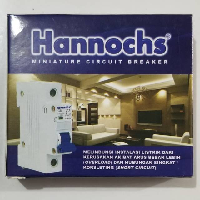 Hannochs Breker (MCB) 2 Amper, 4 Amper, 6 Amper, 10 Amper, 20 Amper