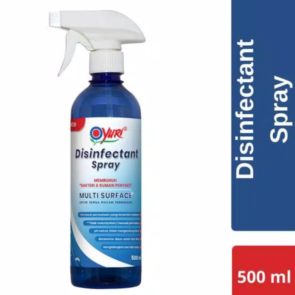 YURI DISINFECTANT FOOD CONTACT SAFE 500 ML DESINFEKTAN ANTI VIRUS