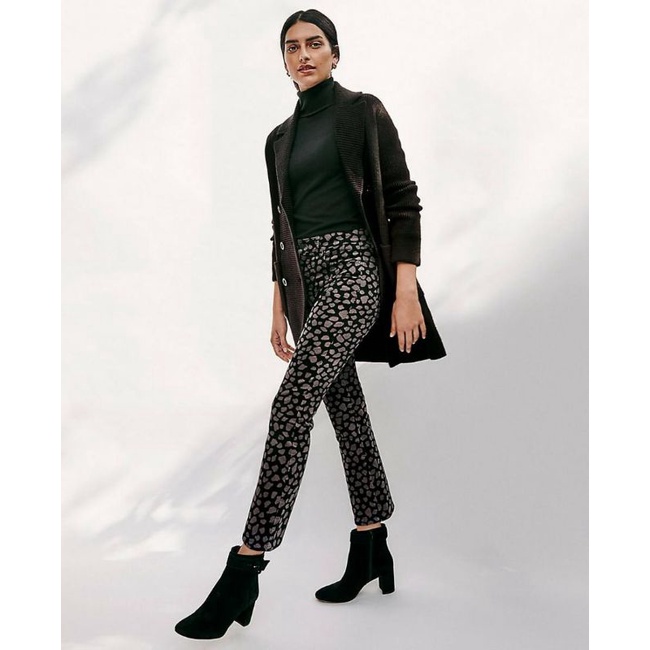 Ann Tay Pocket High Rise In Black Multi Pants