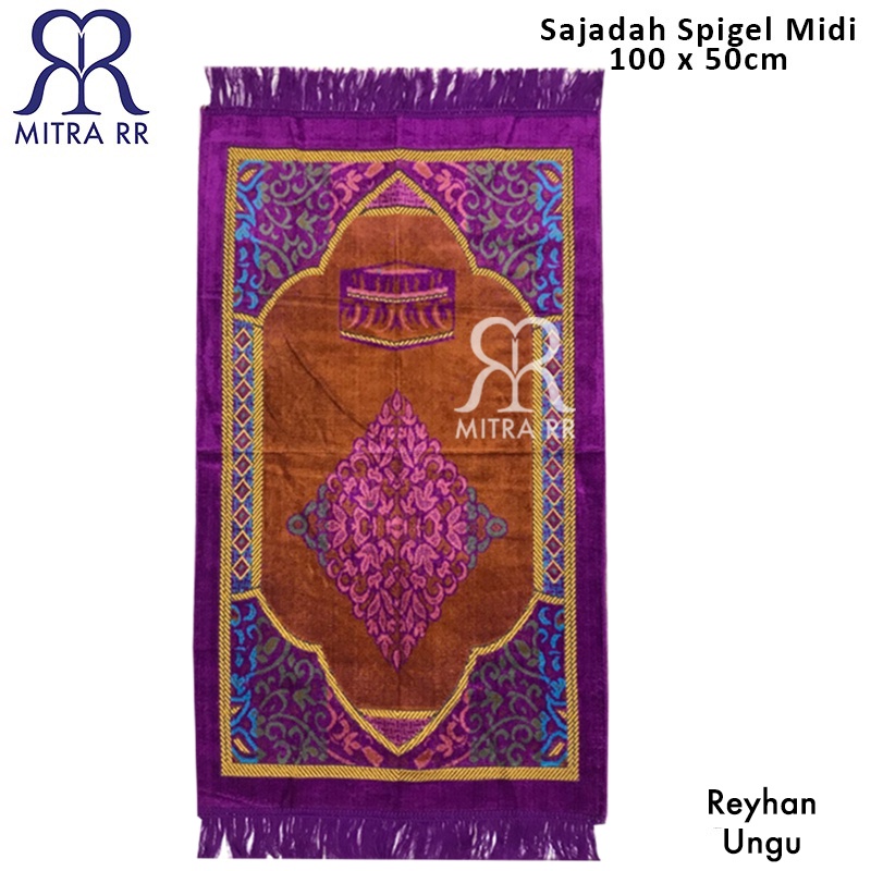 Sajadah Turki Midi Tanggung Uk 100 x 50cm Grosir Murah | Sajadah Spigel | Oleh-Oleh Haji Umroh| Prayer Rug Gokusagi Reyhan