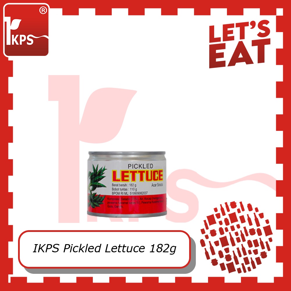 

Pickled Lettuce 182g "IKPS" / Asinan Selada / Acar Selada / Selada Fermentasi