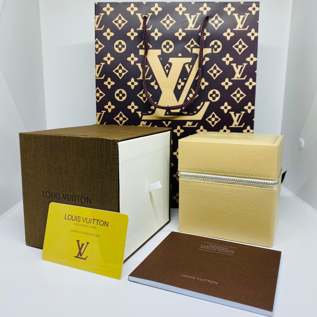 Box Jam Tangan Louis Vuitton LV  Resleting Original Fullset