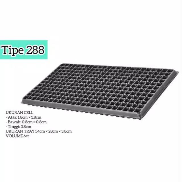 Potray / Nampan Semai Isi 288 Lubang