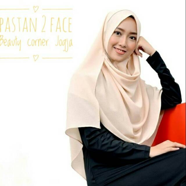 Instan Pashmina Hijab Kerudung Termurah 2 lubang syari