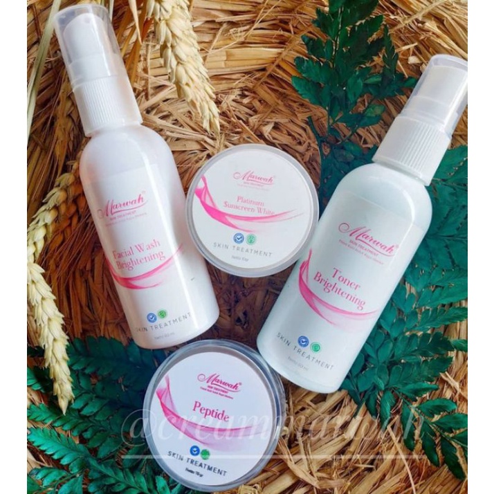 MARWAH PLATINUM SKINCARE VIRAL MENCERAHKAN MEMUTIHKAN WAJAH MENGHILANGKAN FLEK HITAM BEKAS JERAWAT
