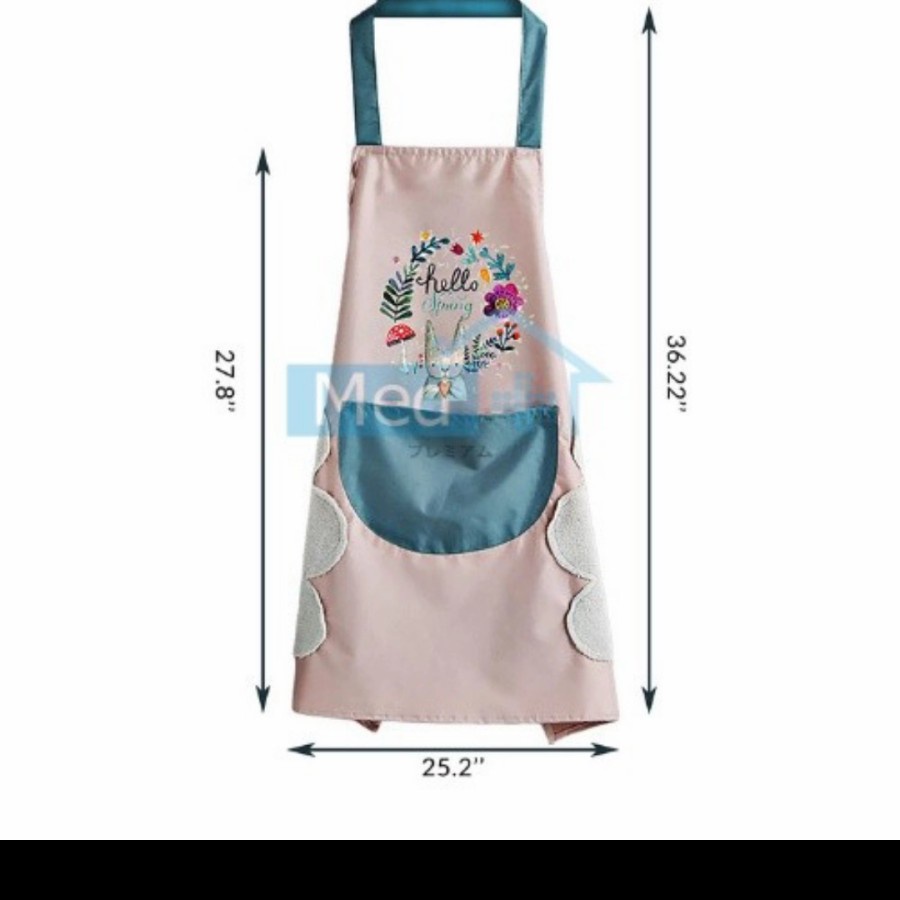 EM APRON CELEMEK MASAK MOTIF KELINCI ANTI MINYAK   murah