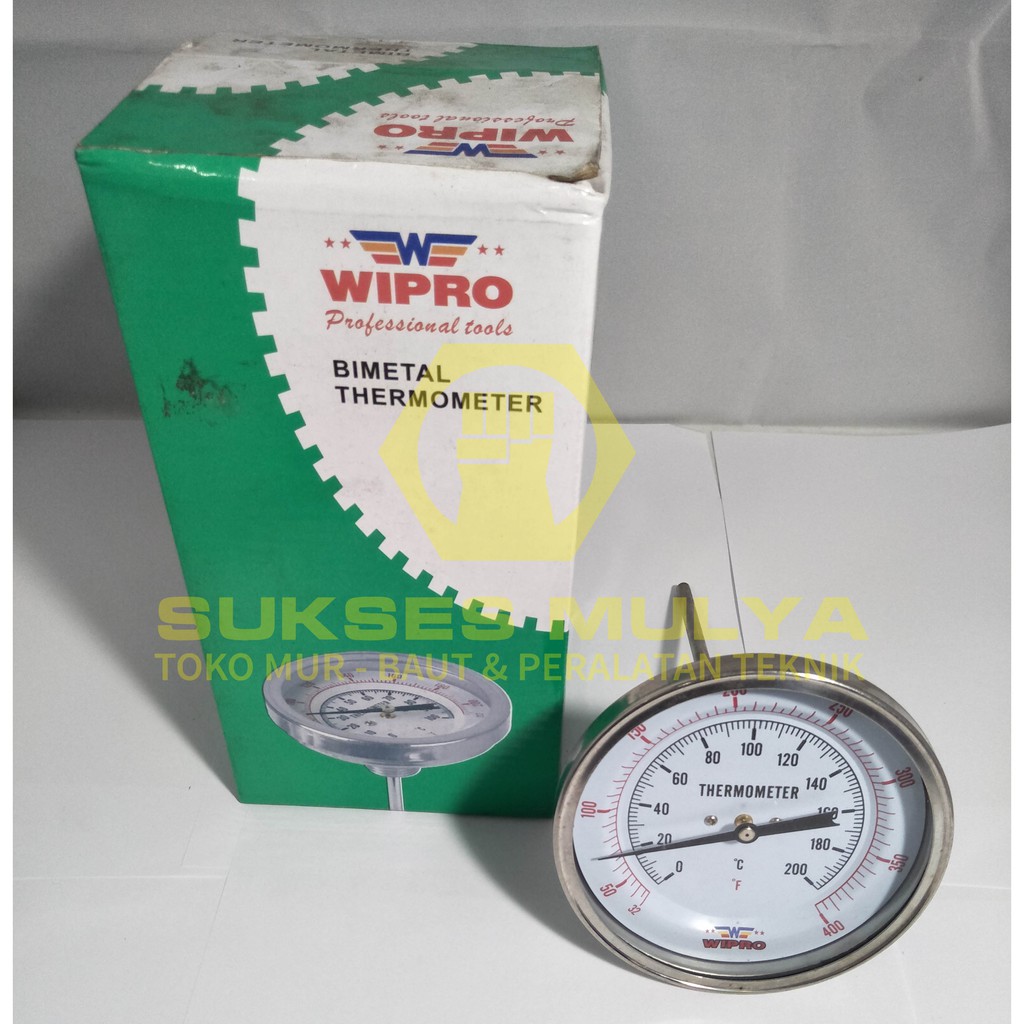 Termometer / Thermometer Payung Bimetal Thermometer 3" WIPRO