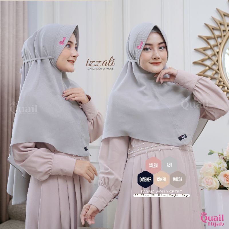 Hijab Bergo Instan Syari Quail IZZATI