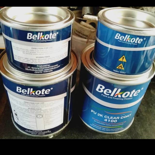 Belkote Pu 2k Clear Coat 4100 300 Ml