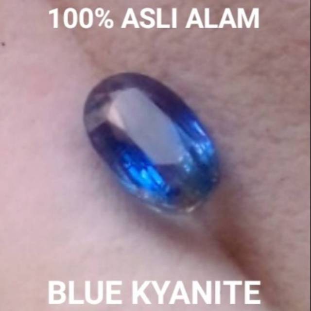 NATURAL BLUE KYANITE LIKE ROYAL BLUE NO TREATMENT 100% ASLI ALAM BUKAN LAB CREATED KWALITAS SUPER