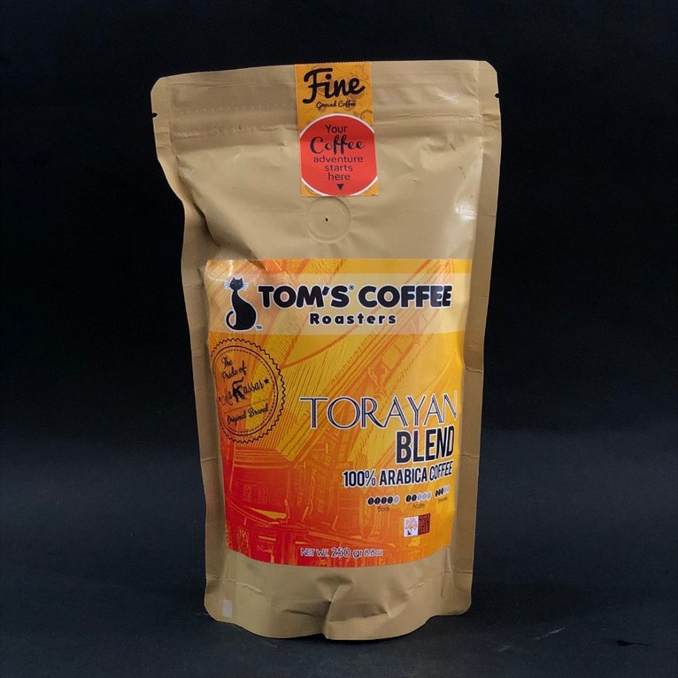 

TOM'S COFFEE ROASTERS - TORAYAN BLEND 250gr