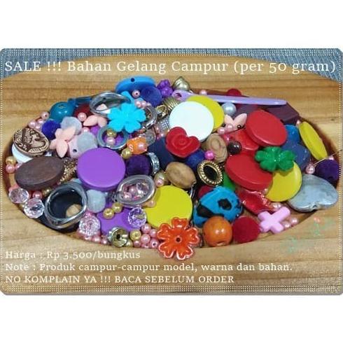 

Sale-60 : Bahan Gelang Campur (Per Bungkus) No Komplain