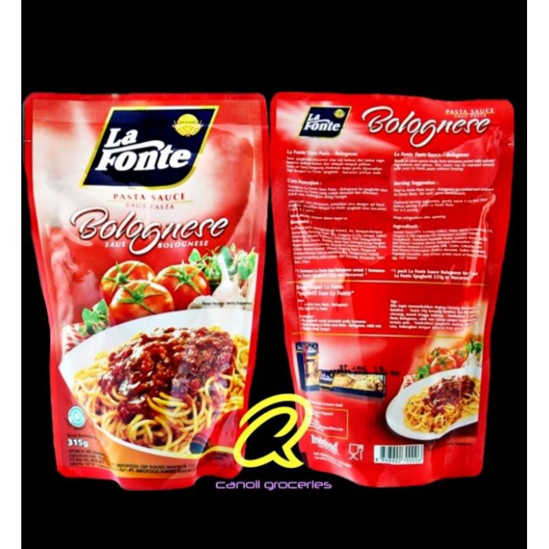 

Lafonte Bolognese Sauce 315gr/Spagheti Sauce