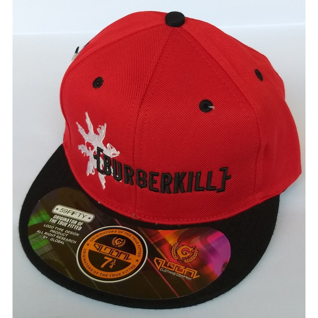 Topi Snapback BG red TRC-08