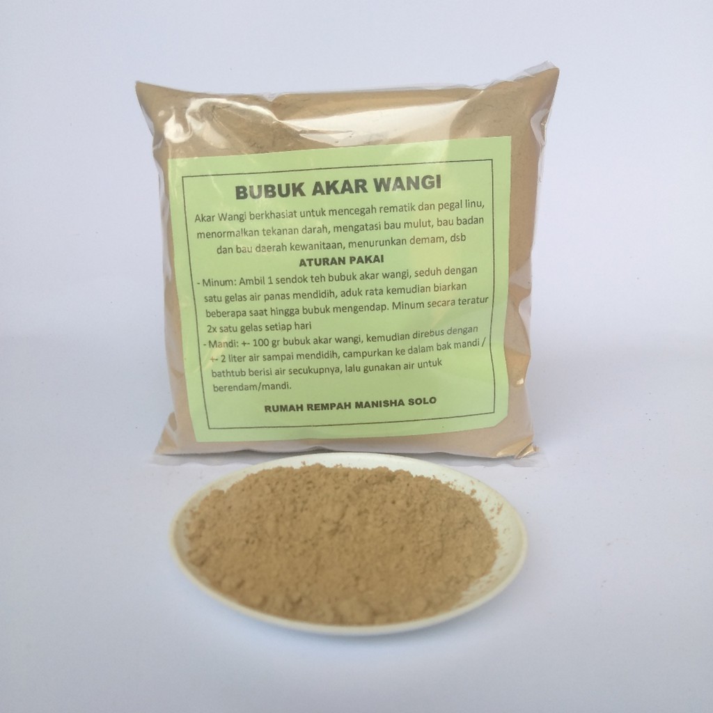 Bubuk Akar Wangi 100gr