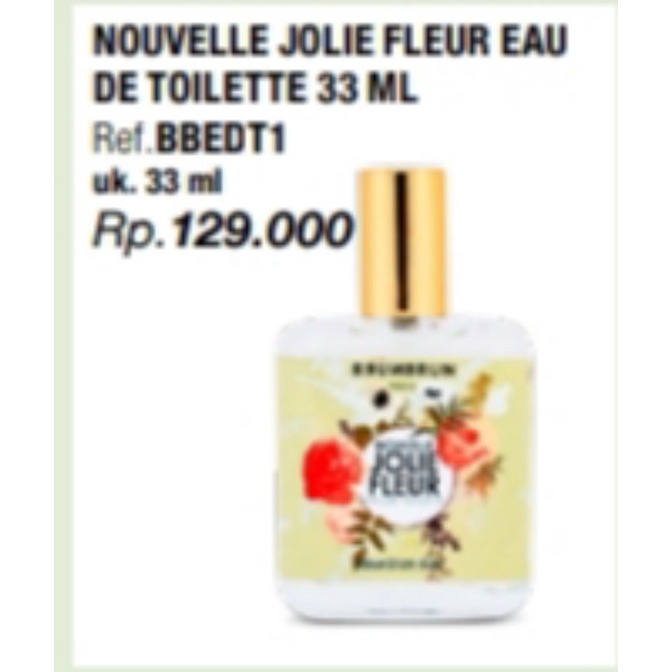 NOUVELLE JOLIE FLEUR Eau De Toillet 33ml
