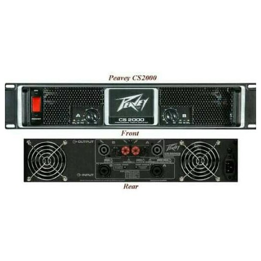 power Amplifier Peavey CS 2000 power /cs 2000