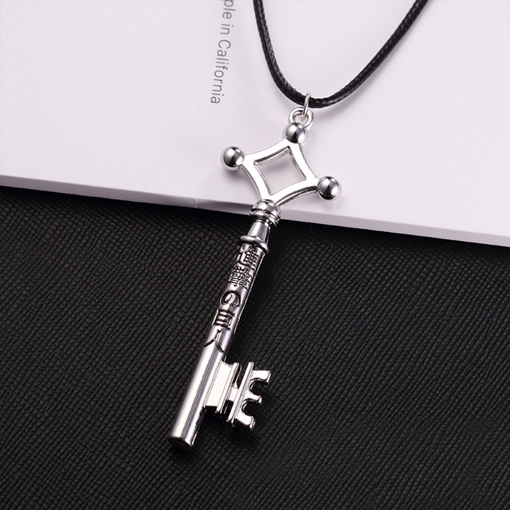 Kalung Hias Liontin Kunci Attack On Titan Anime Lover Eren Jaeger Warna-Warni Untuk Unisex