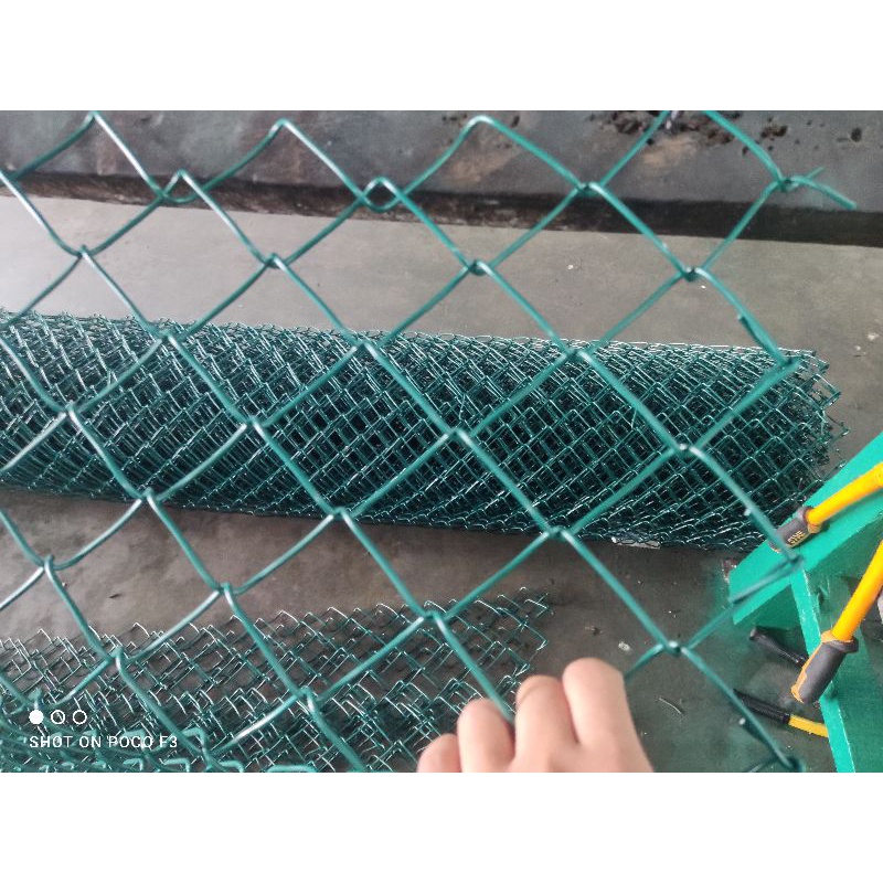 kawat harmonika lapis pvc tebal 2,8 mm tinggi 2 m