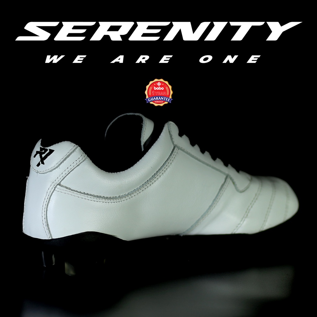 SPECIAL EDITION! Sepatu Bola Babo Serenity R1 White Original Brand Lokal Indonesia | Bergaransi 1 Tahun