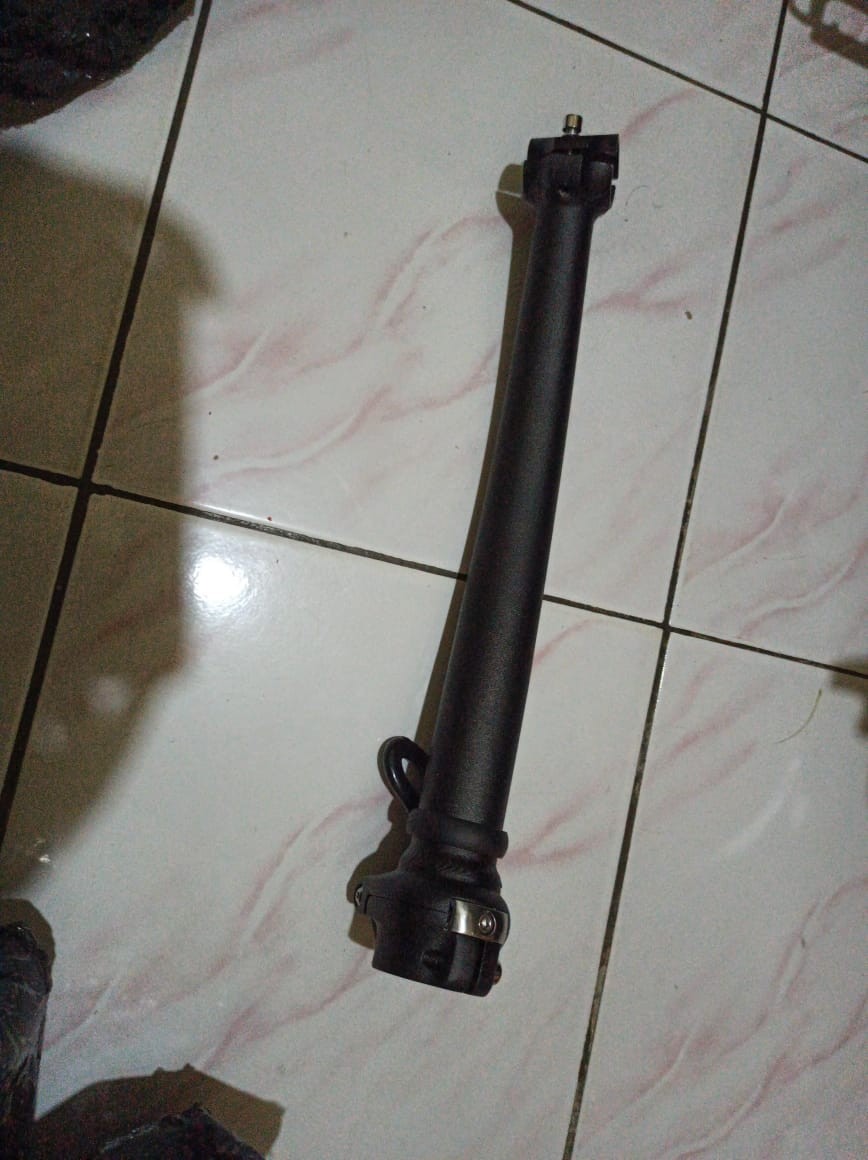 Handlepost Lengkung Litepro - Dual Baut 35 Cm Bengkok Bending Not Lurus Telescopic Fnhon