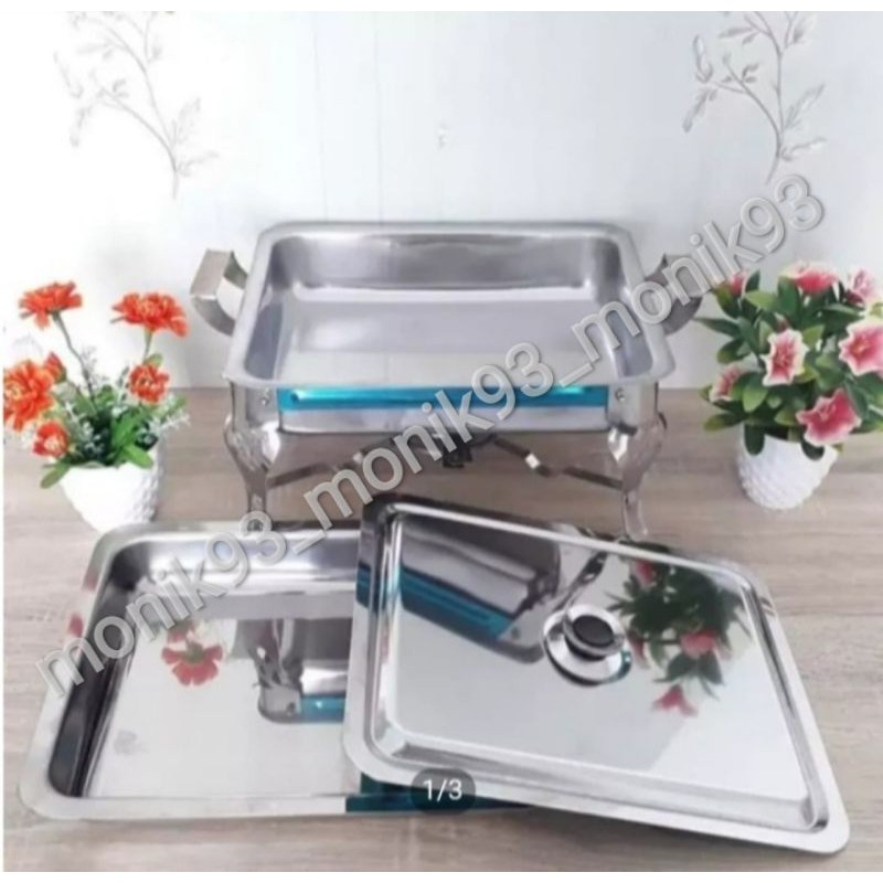 pan with stove 2 loyang /prasmanan