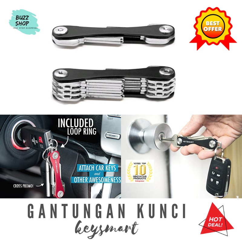 Gantungan Kunci Rumah Motor/ Kunci Organizer/ Keysmart Holder