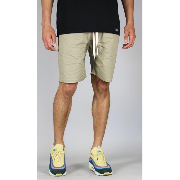 Hyperdenim Drop Crotch Short - Khaki 100% Authentic