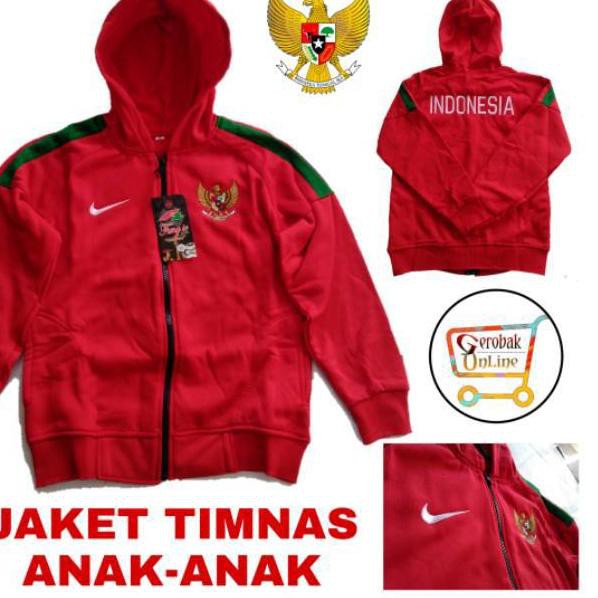 ✵ JAKET ANAK Timnas Indonesia jaket bola anak anak MURAH ♢